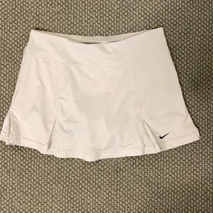 White Nike Tennis Skirt